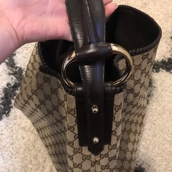🎉🎉 SOLD 🎉🎉 (more photos) Gucci Horsebit Hobo - Picture 2 of 8